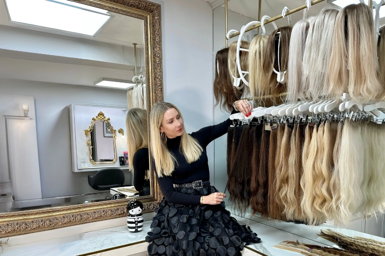 Made-to-measure wigs and toppers in the Tatiana Karelina salon